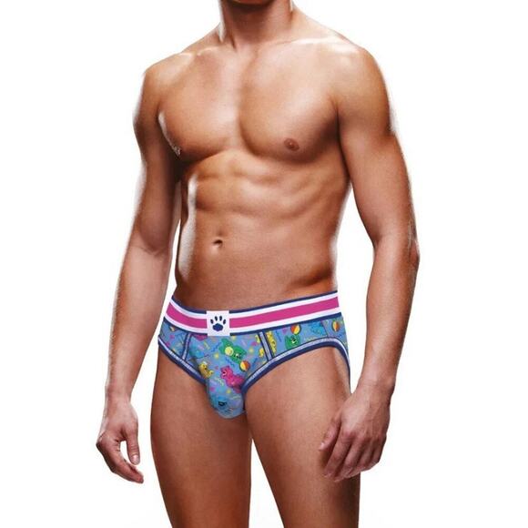 🦋B2G1🦋PROWLER Men’s BEACH BEARS Print Open Back Brief Lingerie Underwear - Picture 1 of 4